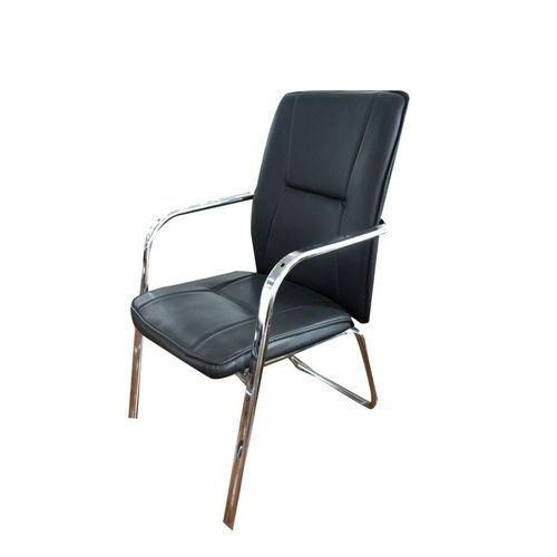 Fauteuil - Visiteur - Simili Cuir - Noir