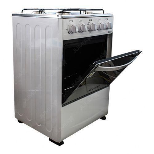 Ilux Cuisinière - Gaz 4 Feux LXG-40W - 50x50 Cm - Blanc - Garantie 6 Mois
