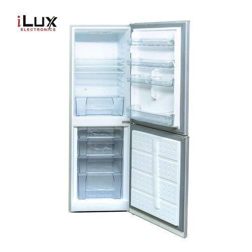 Ilux Réfrigérateur Combiné ILCB210 - Economique - 210 L - Gris - 6 Mois Garantie