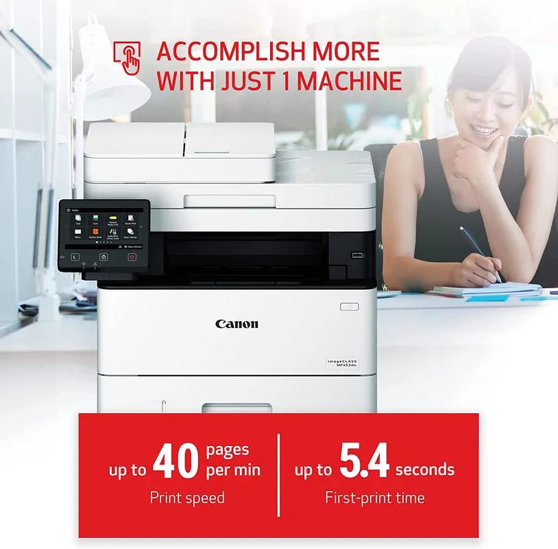 Imprimante laser monochrome sans fil tout-en-un - MF453dw - Imprimer, copier et numériser | | Écran LCD tactile couleur 5