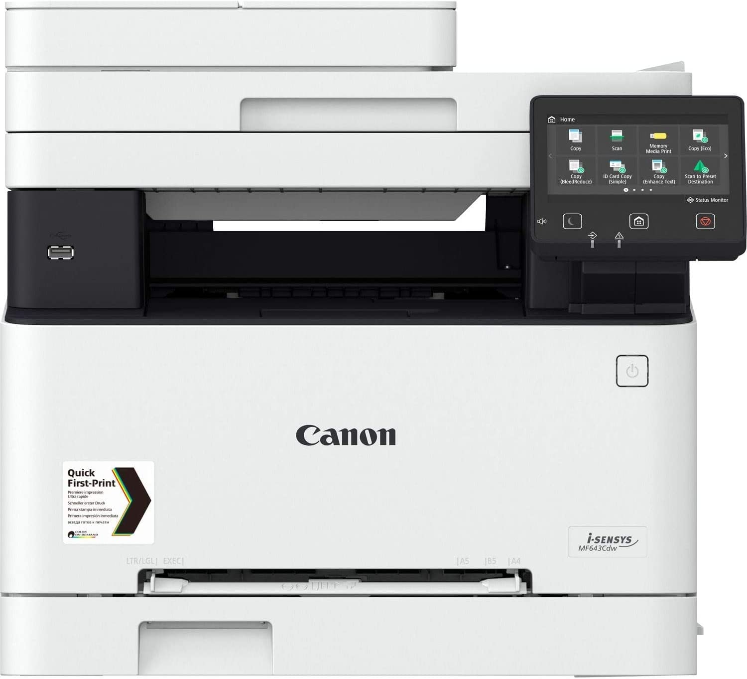 Imprimante laser monochrome sans fil tout-en-un - MF453dw - Imprimer, copier et numériser | | Écran LCD tactile couleur 5