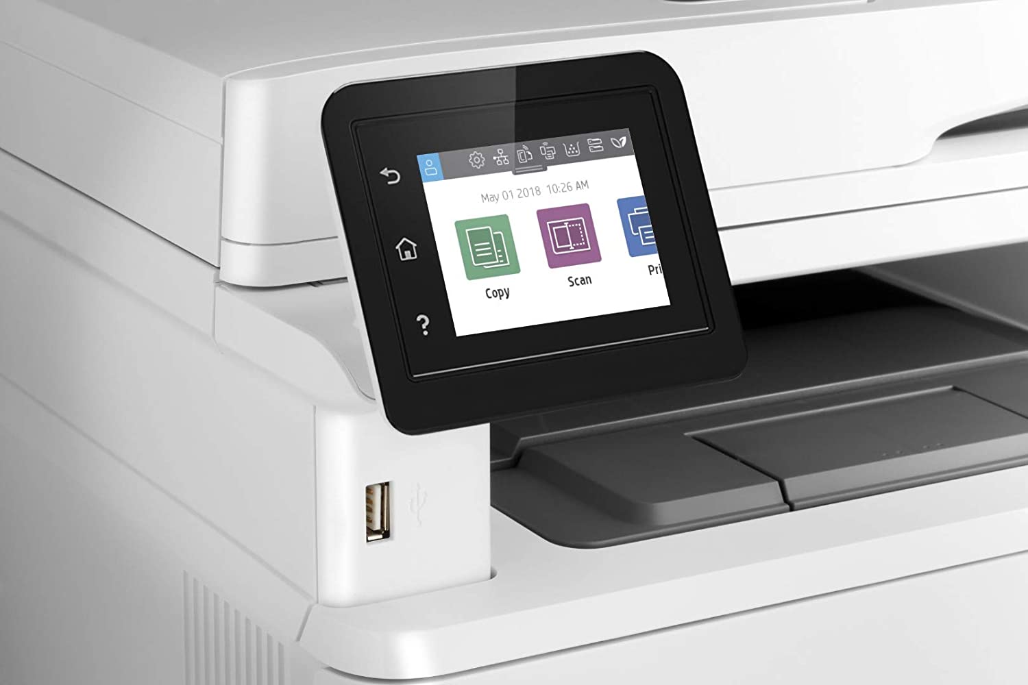 HP LaserJet Pro M428dw - Imprimante multifonction : impression, scan, copie (recto-verso ; noir ; A4 ; jusqu’à 38 ppm ; USB 2.0 + Gigabit Ethernet + Wi-Fi)