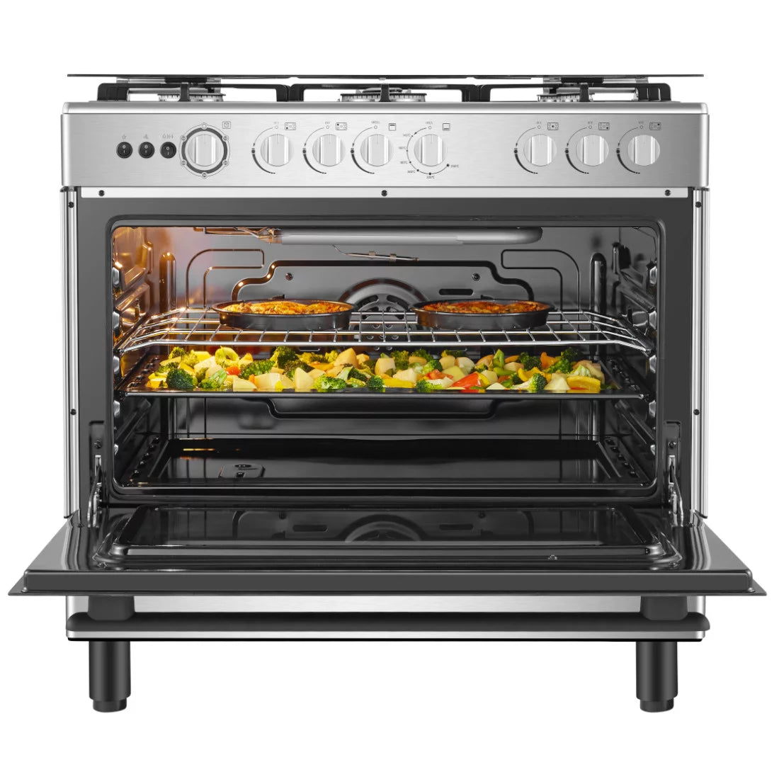 HISENSE GAZINIERE 5 FEUX - ELECTRIQUE 41 W - HFG90335RX