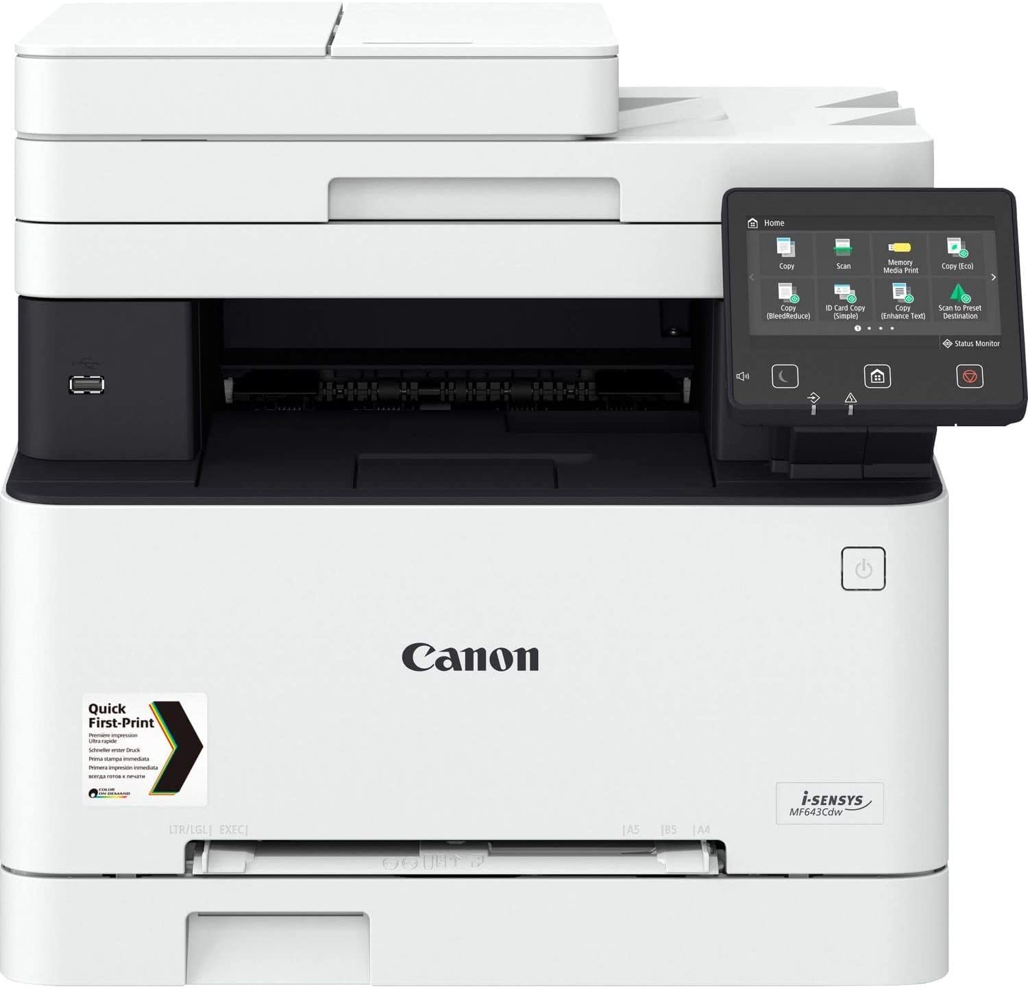 Imprimante laser monochrome sans fil tout-en-un - MF453dw - Imprimer, copier et numériser | | Écran LCD tactile couleur 5