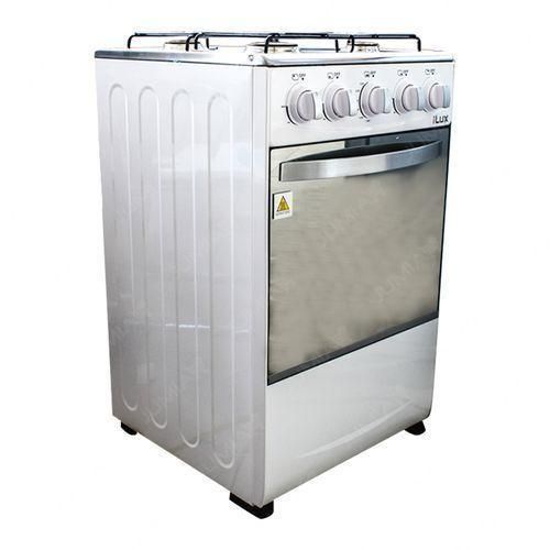 Ilux Cuisinière - Gaz 4 Feux LXG-40W - 50x50 Cm - Blanc - Garantie 6 Mois