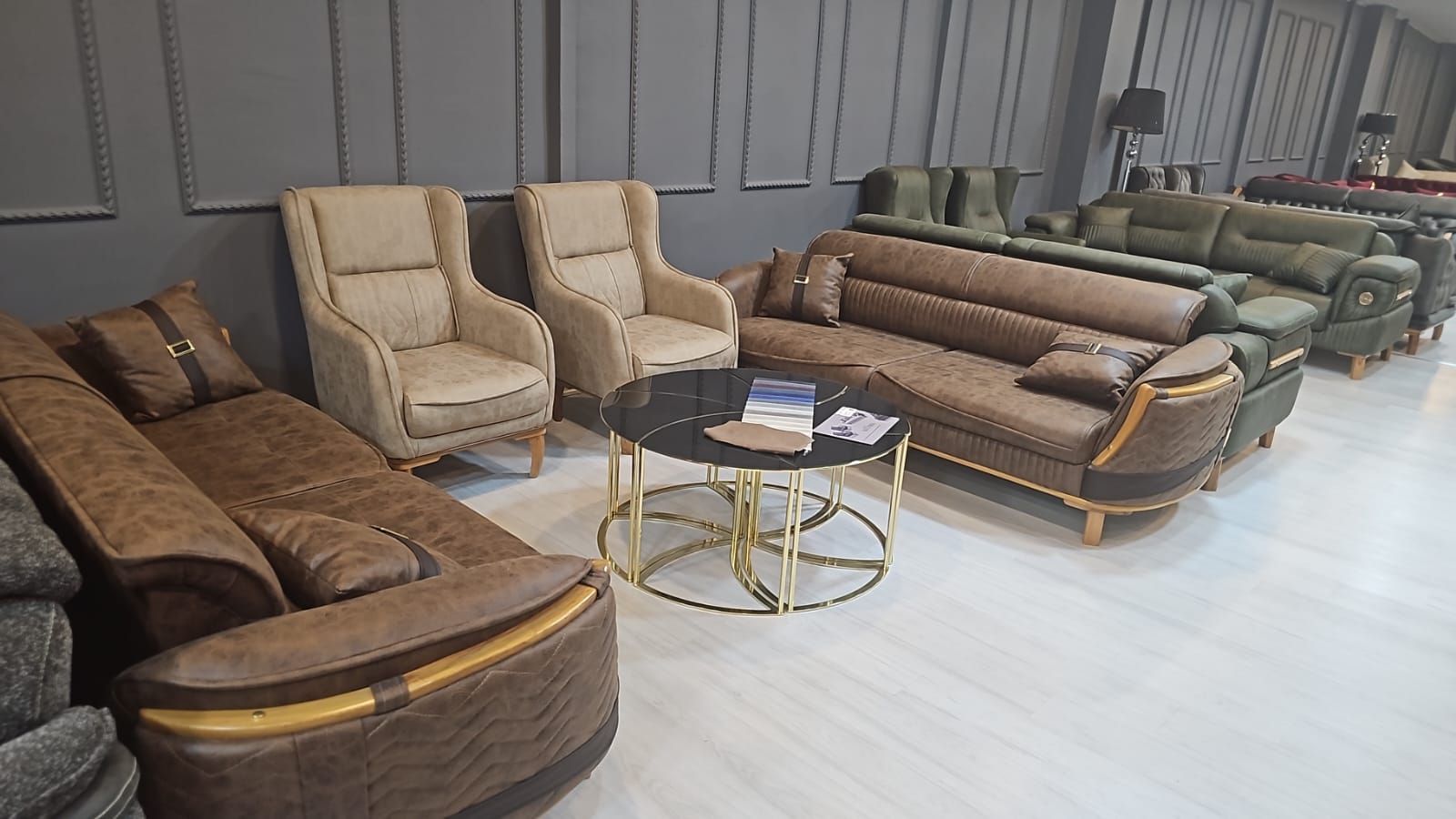 Ensemble fauteuil salon (4 pièces) Plusieurs couleurs