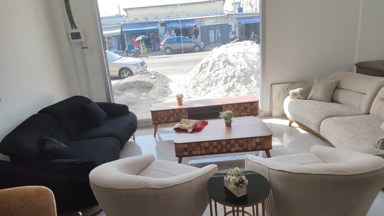 Ensemble fauteuil salon avec 4 pièces