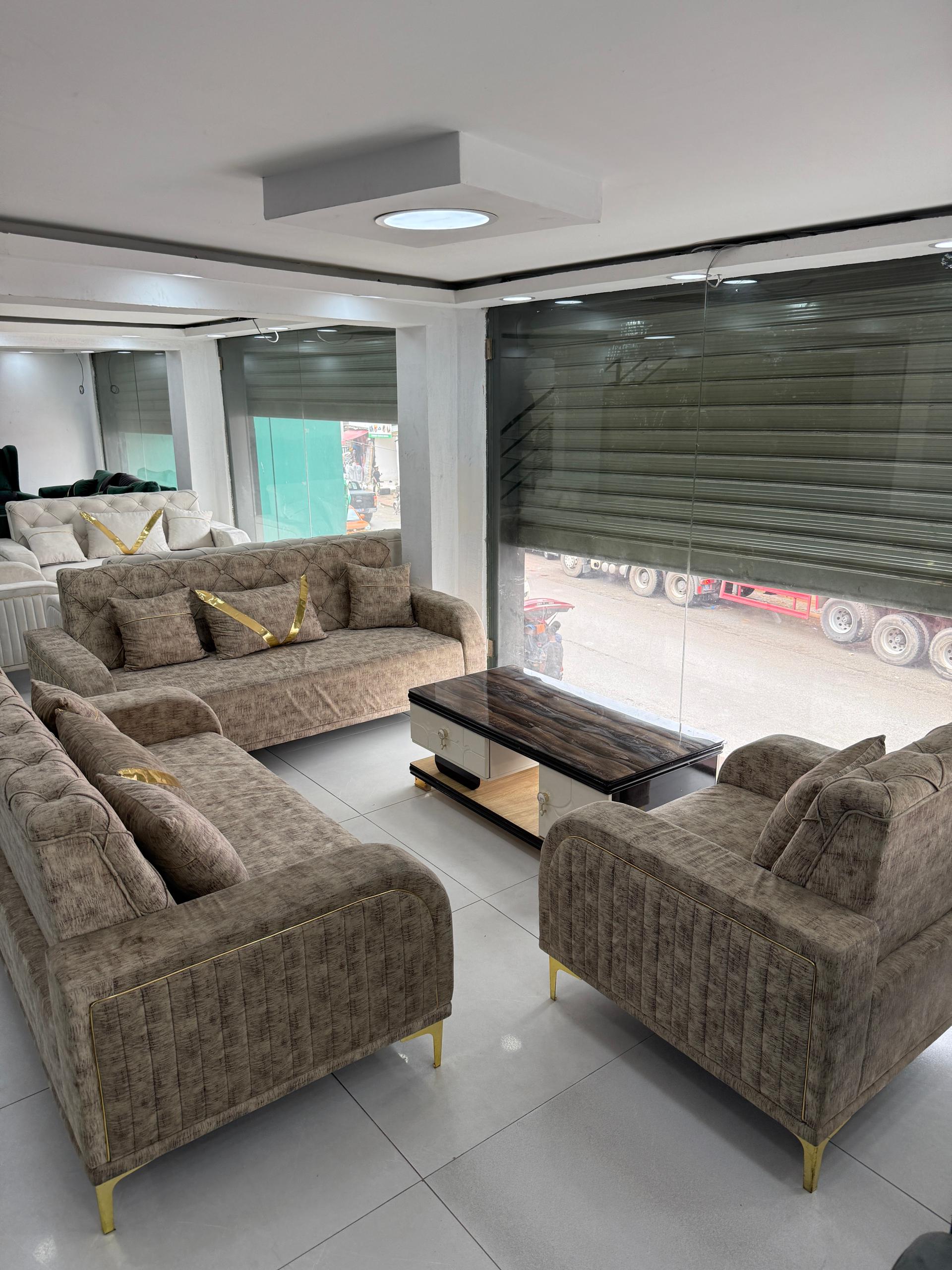 Ensemble Fauteuil 2 grands 1 petit avec table