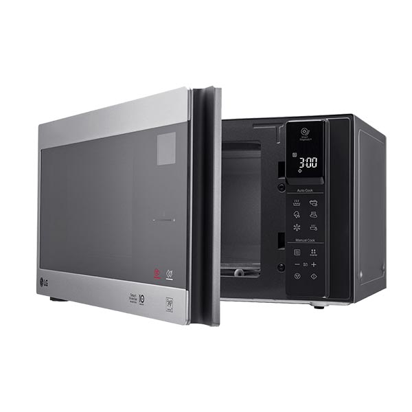 FOUR A MICRO ONDES 42 LITRES TECHNOLOGIE SMART INVERTER GRILLOIR CUISSON AUTOMATIQUE INTELLIGENTE ECRAN TACTILE EN VERRE LG MS4295CIS