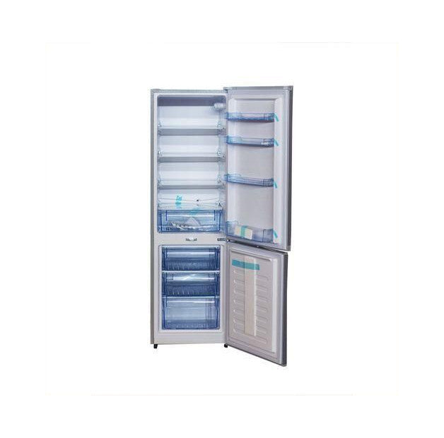 Ilux Réfrigérateur Combiné 3 Tiroirs ILCB315 – Economique – 312 L – Gris