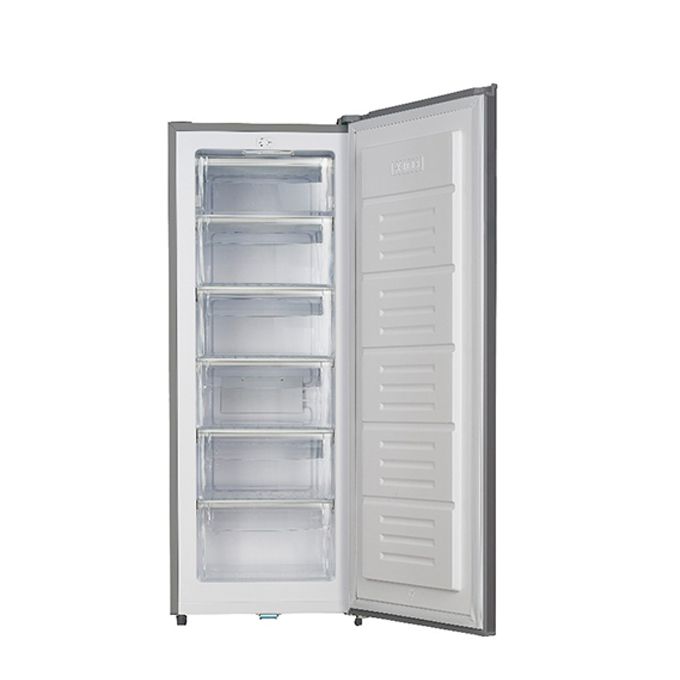 ATL Congélateur Vertical -ATL-1F210- 06 Tirroirs/ 172L / 01 Porte / Serrure/ Inox & Silver