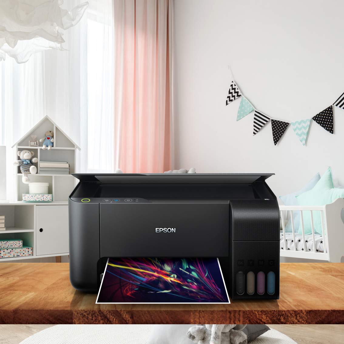 Epson EcoTank L3150 Imprimante à réservoir d'encre tout-en-un Wi-Fi -Noir