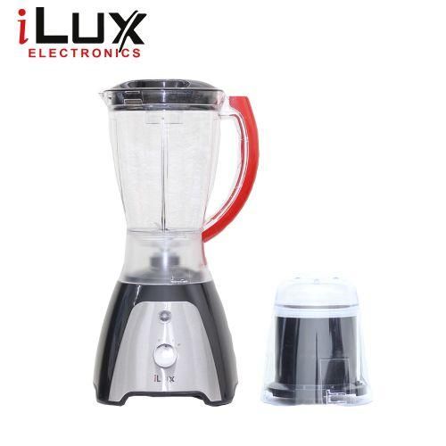 Ilux Blender & Grinder - 2 En 1 - LX-316 - Bol 1.5 L - Noir