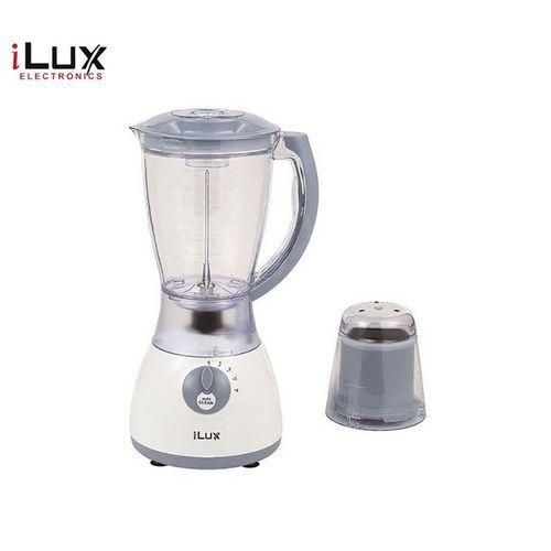 Ilux Blender & Grinder LX-313 - 2 En 1 - 1.5 L - 4 Vitesses - Blanc