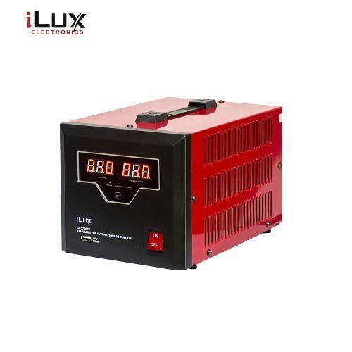 Ilux Stabilisateur Automatique Numérique 1200VA - Rouge - Garantie 1 Mois (LX-1200SV)