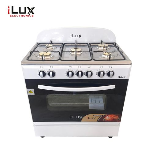 Ilux Cuisinière à Gaz - 5 Feux - LXG-70W