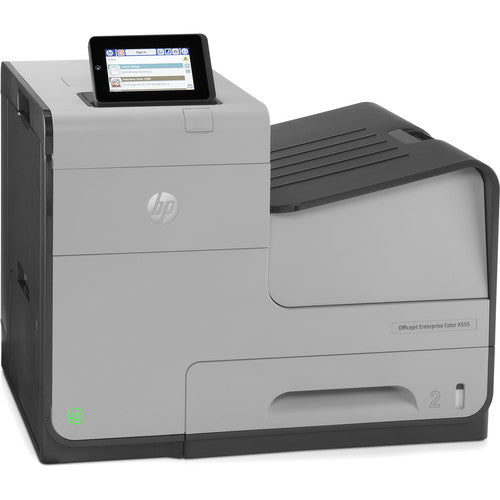 Imprimante à jet d'encre couleur HP Officejet Enterprise X555dn- Blanc