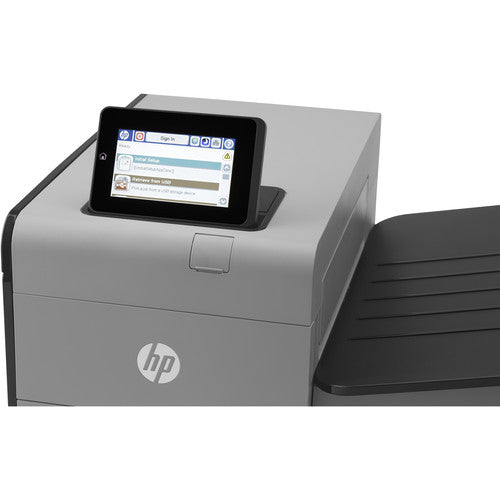 Imprimante à jet d'encre couleur HP Officejet Enterprise X555dn- Blanc