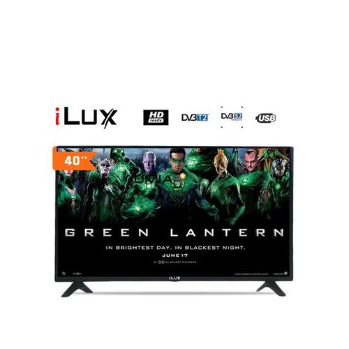 Ilux TV LED ILUX 40 POUCES - HD - TVIL40S - USB - HDMI - Noir
