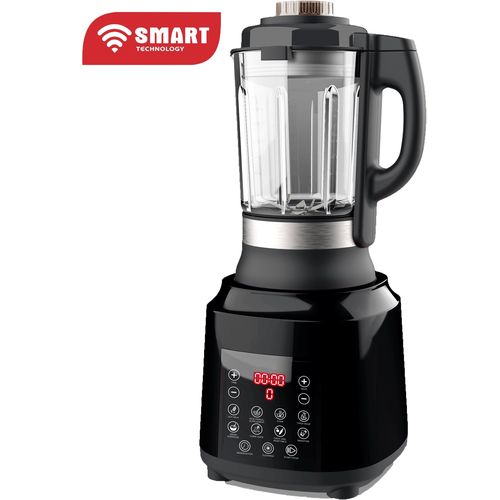SMART TECHNOLOGY Blender Multifonctions (STPE-8030P) Avec Verre Borosilicate(Incassable)/ Résistant à L'eau / Moteur En Cuivre Pur - 800 W- 1.5L- Écran Tactile- Noir