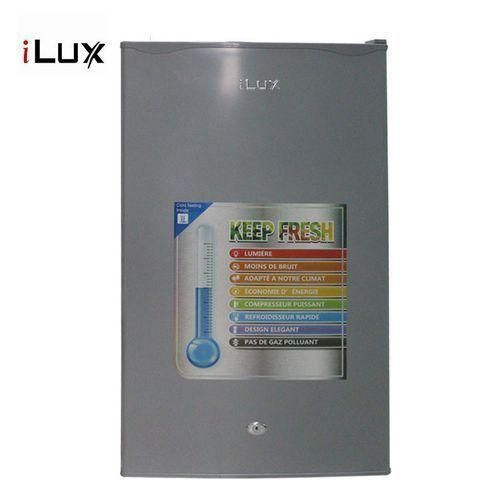 Ilux Réfrigérateur 1 Porte - 90 L - ILBF90 - Gris - 6 Mois De Garantie