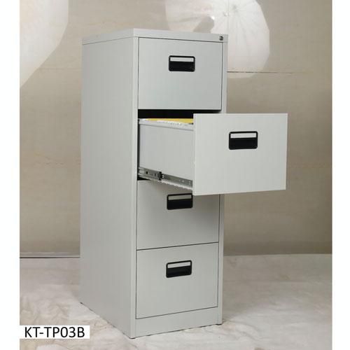 Rangement 4 Tiroirs - Organisateur bureau - KT-TP-03B - 450x620x1030 mm - Gris