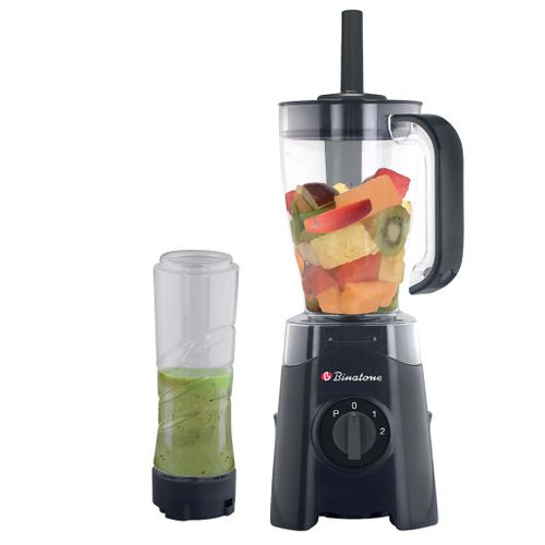 Binatone Blender Mixeur - BLS-360 - 300W - 1.5 Litres - Gris Noir