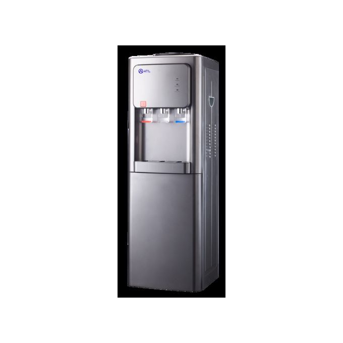 ATL Distributeur D'Eau -ATL-3WD95CS / 03 Robinets / Gris / Avec Cabine - Garantie 2 Mois