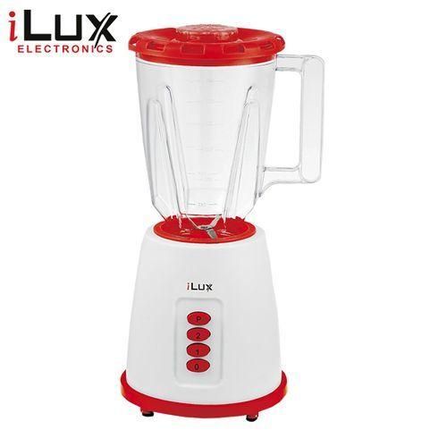 Ilux Blender LX-202 - 1 Bol - 300W - Blanc/Rouge