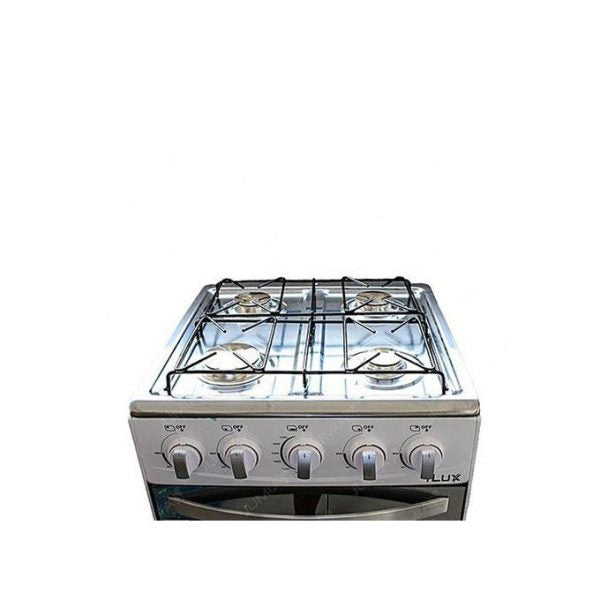 Ilux Cuisinière – Gaz 4 Feux LXG-55W – Garantie 06 Mois