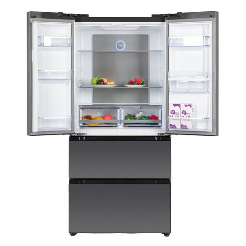SMART TECHNOLOGY Réfrigérateur Combiné Américain 2 Battants NOFRST INVT SMART 506L Avec FONTAINE (STCB-709WS)