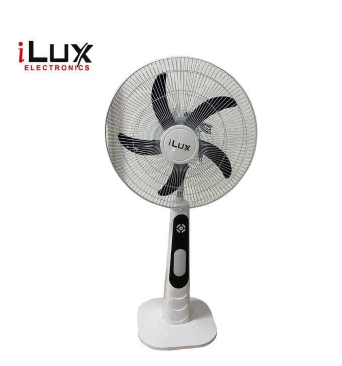 Ilux Ventilateur Rechargeable 18 Pouces – 5 Hélices – LXF-2888C