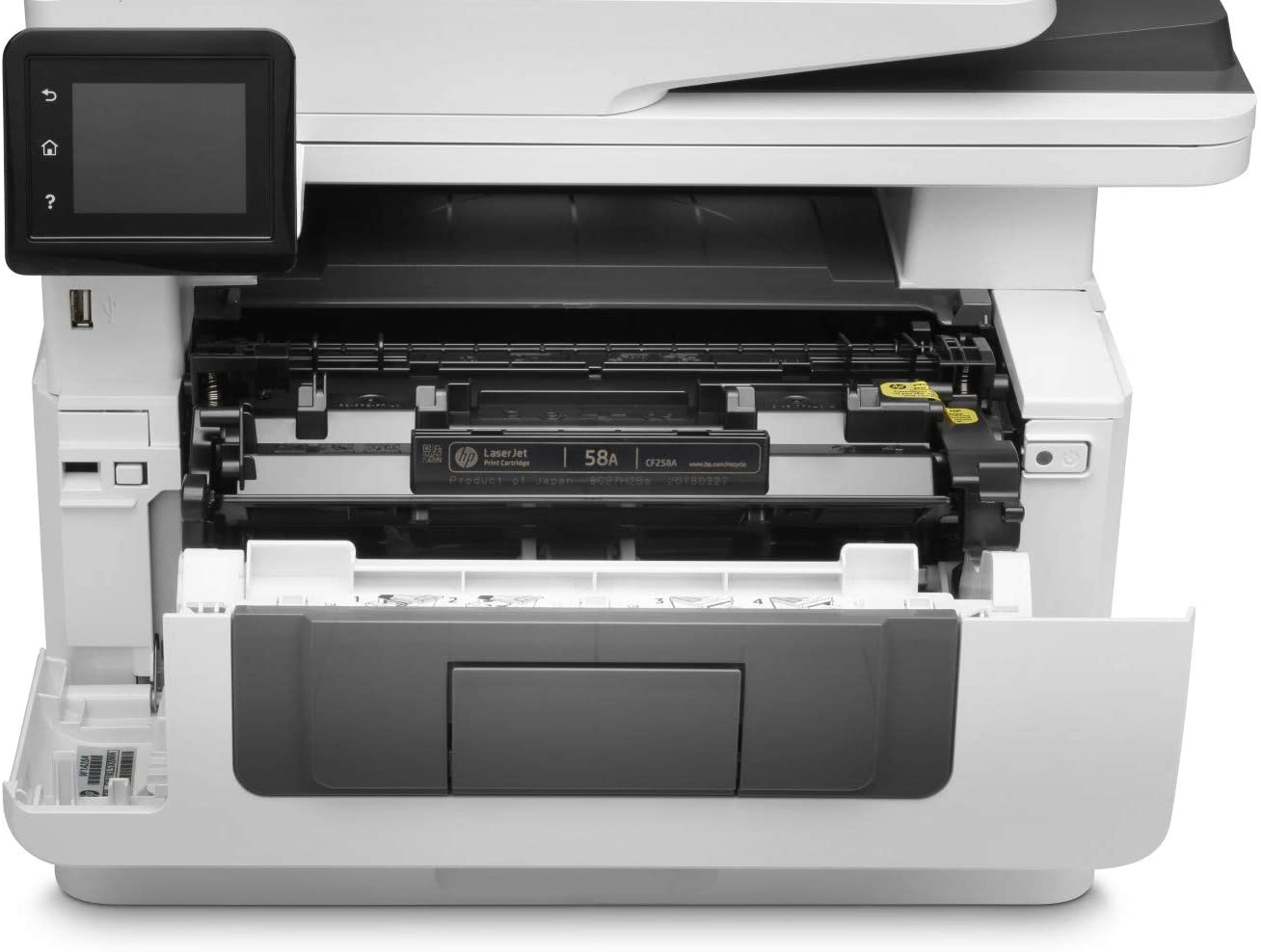 HP LaserJet Pro M428dw - Imprimante multifonction : impression, scan, copie (recto-verso ; noir ; A4 ; jusqu’à 38 ppm ; USB 2.0 + Gigabit Ethernet + Wi-Fi)