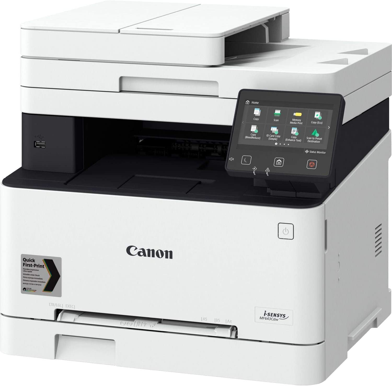 Imprimante laser monochrome sans fil tout-en-un - MF453dw - Imprimer, copier et numériser | | Écran LCD tactile couleur 5