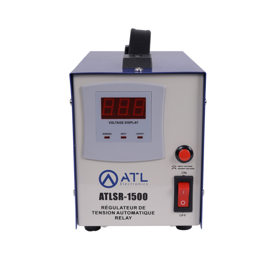 STABILISATEUR ATL 1500 VA - AFFICHAGE NUMERIQUE - RELAY - ATLSR-1500