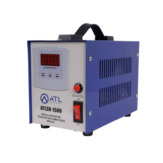 STABILISATEUR ATL 1500 VA - AFFICHAGE NUMERIQUE - RELAY - ATLSR-1500