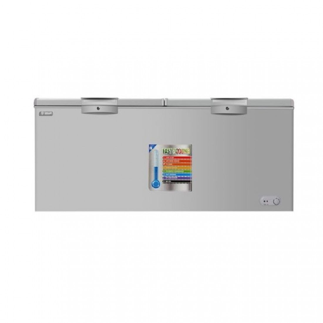 SMART TECHNOLOGY Congélateur Couché Avec Vitre à L'intérieur - 600 Litres - STCC-720 V