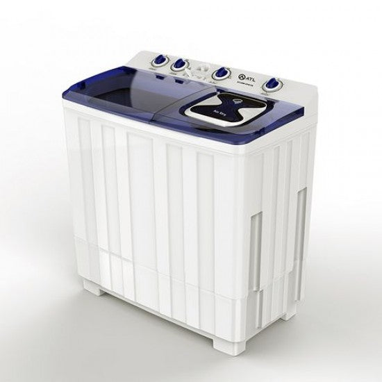 ATL Machine A Laver - ATLWM-XPB150 - 15Kg - Semi-Auto - Twintube - Blanc-Bleu - 220-240V