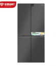 SMART TECHNOLOGY Réfrigérateur Américain De Luxe - STR-857H - 445L - Gris