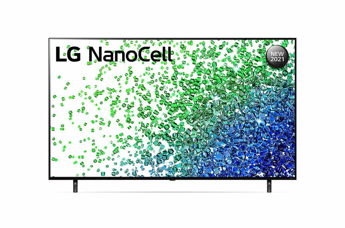50NANO80VPA Téléviseur LG NanoCell de 50 pouces de la série NANO80, doté d’un design Écran de cinéma, Active HDR 4K, de la plateforme WebOS Smart et de la technologie AI ThinQ gradation locale