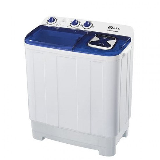 ATL Machine A Laver - ATLWM-XPB90 - 9Kg - Semi-Auto - Twintube - Blanc-Bleu - 220-240V