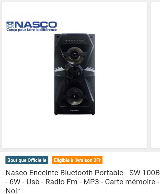 Enceinte bluetooth