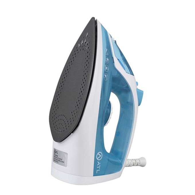 ATL Fer A Repasser A Vapeur 1200W - ATL-SW103 - Bleu Blanc - Fonction Self Cleaning - Cordon Flexible 360° - Protection Contre Surchauffe