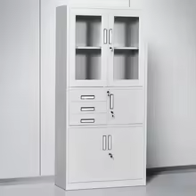 Armoire de Rangement en Métal pour Bureau et École, Casiers en Acier