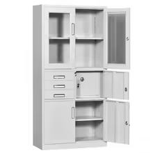 Armoire de Rangement en Métal pour Bureau et École, Casiers en Acier
