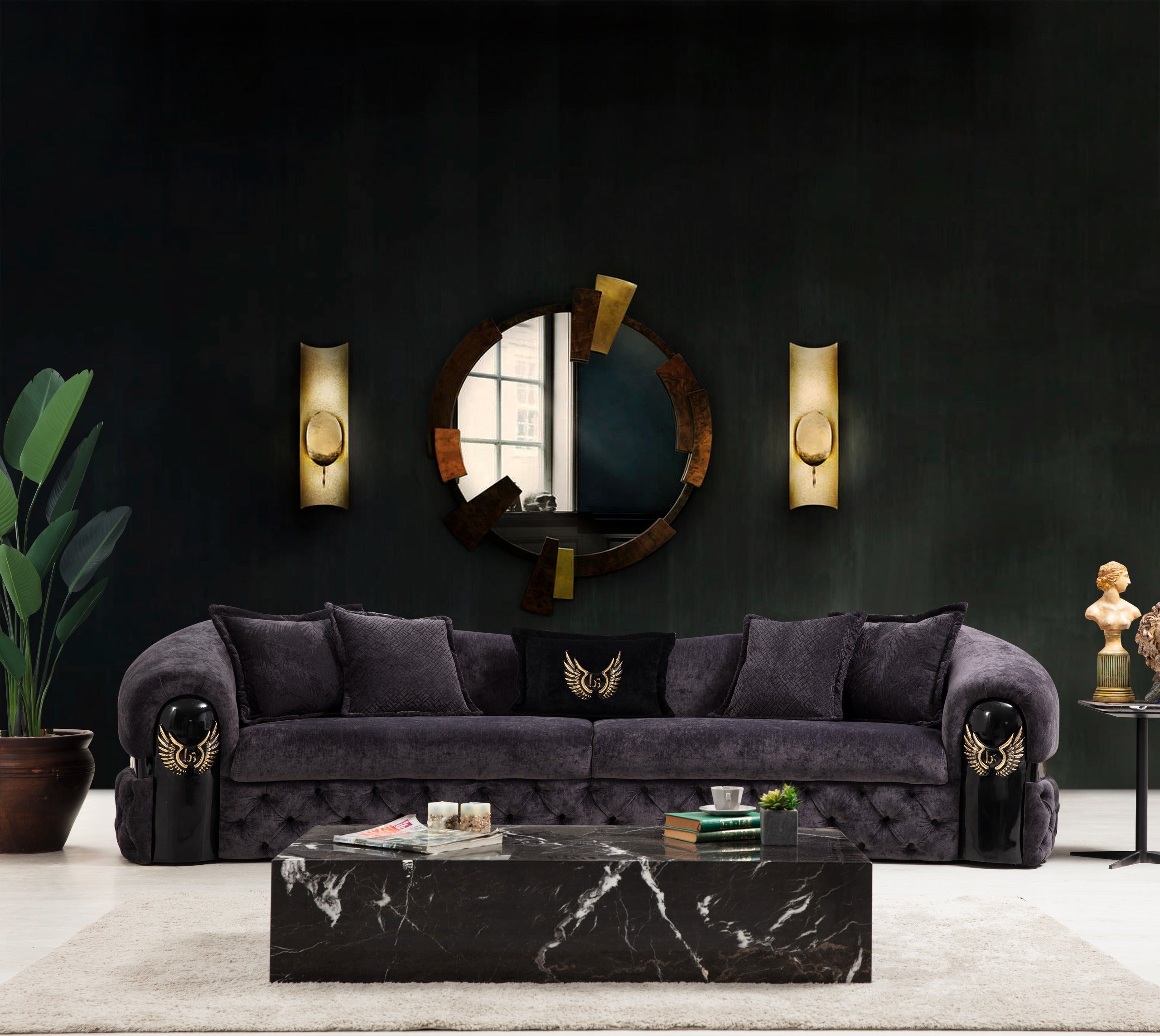 Ensemble fauteuil salon (2 grands et 1 petit)