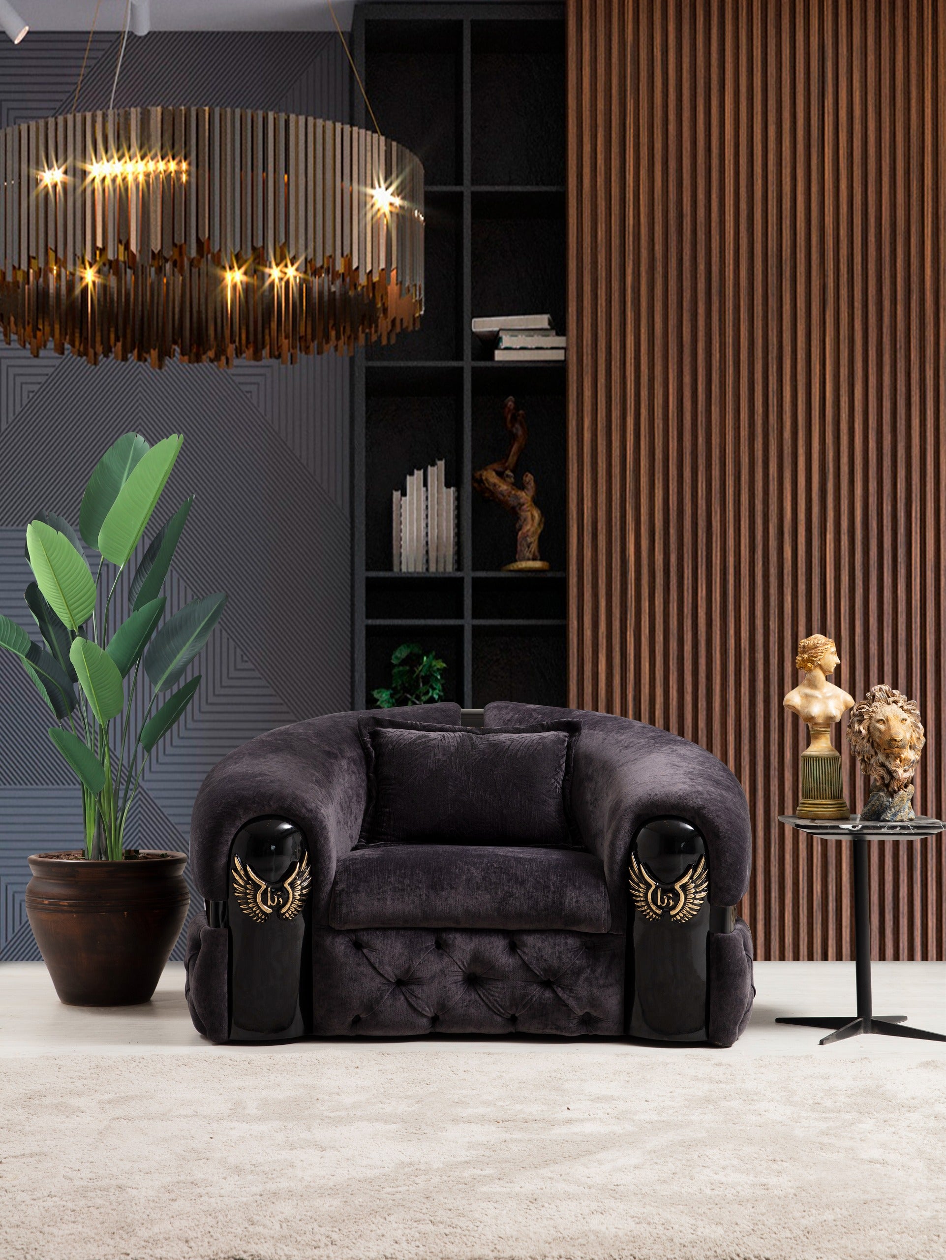 Ensemble fauteuil salon (2 grands et 1 petit)