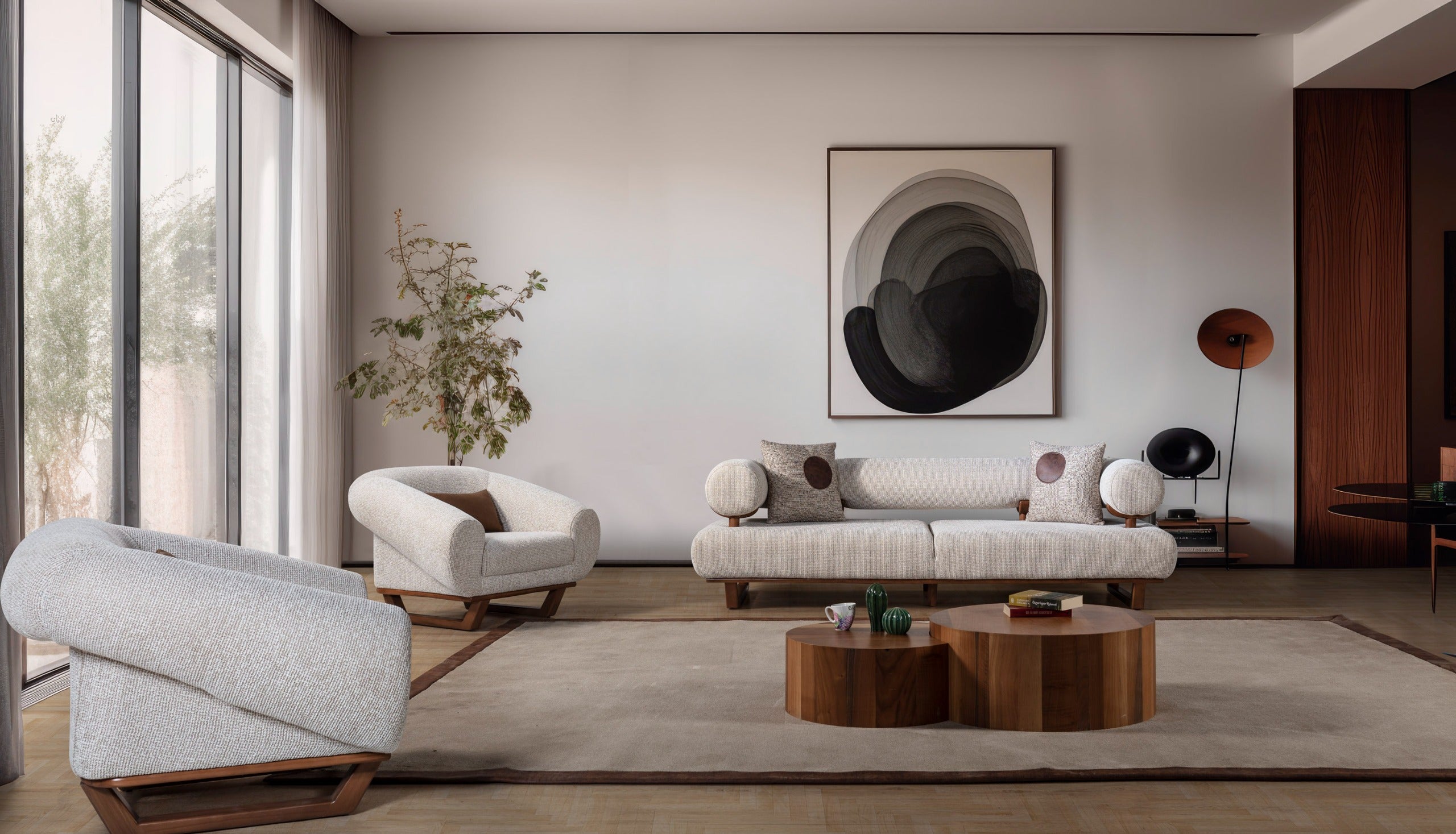 Ensemble fauteuil salon (2 grands et 2 petits)