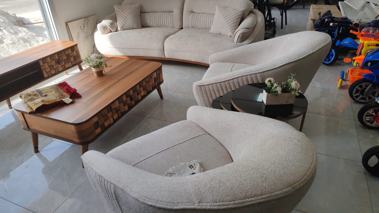 Ensemble fauteuil salon avec 4 pièces