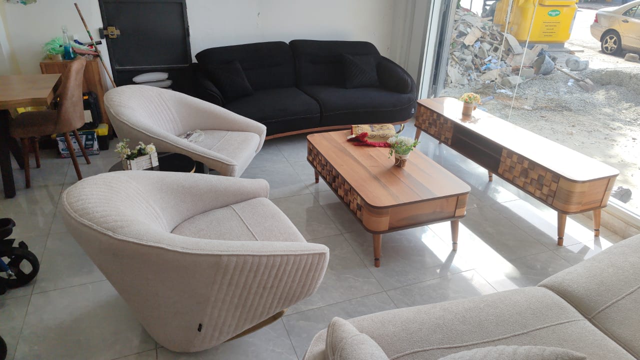 Ensemble fauteuil salon avec 4 pièces